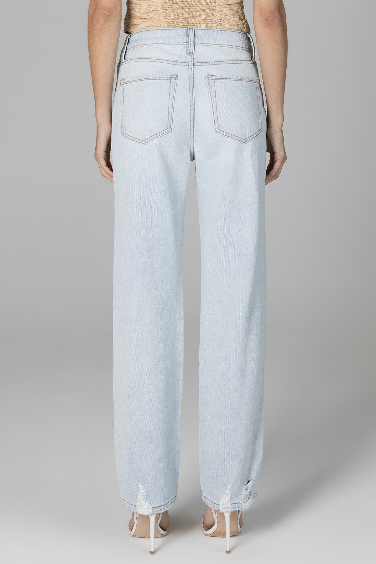 Skylar High Rise Dad Jeans - Laguna