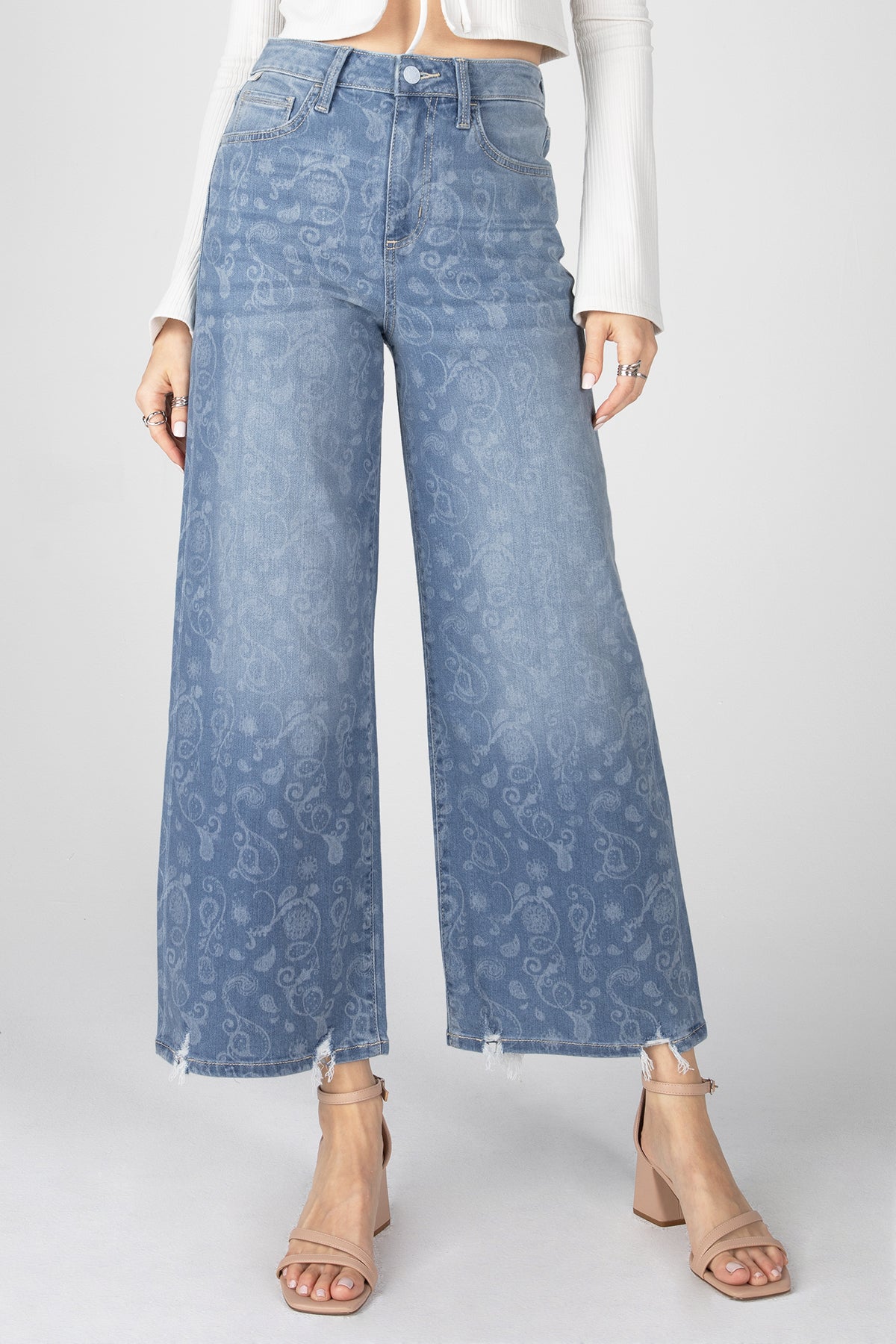 Sammantha Paisley High Rise Wide - Malibu