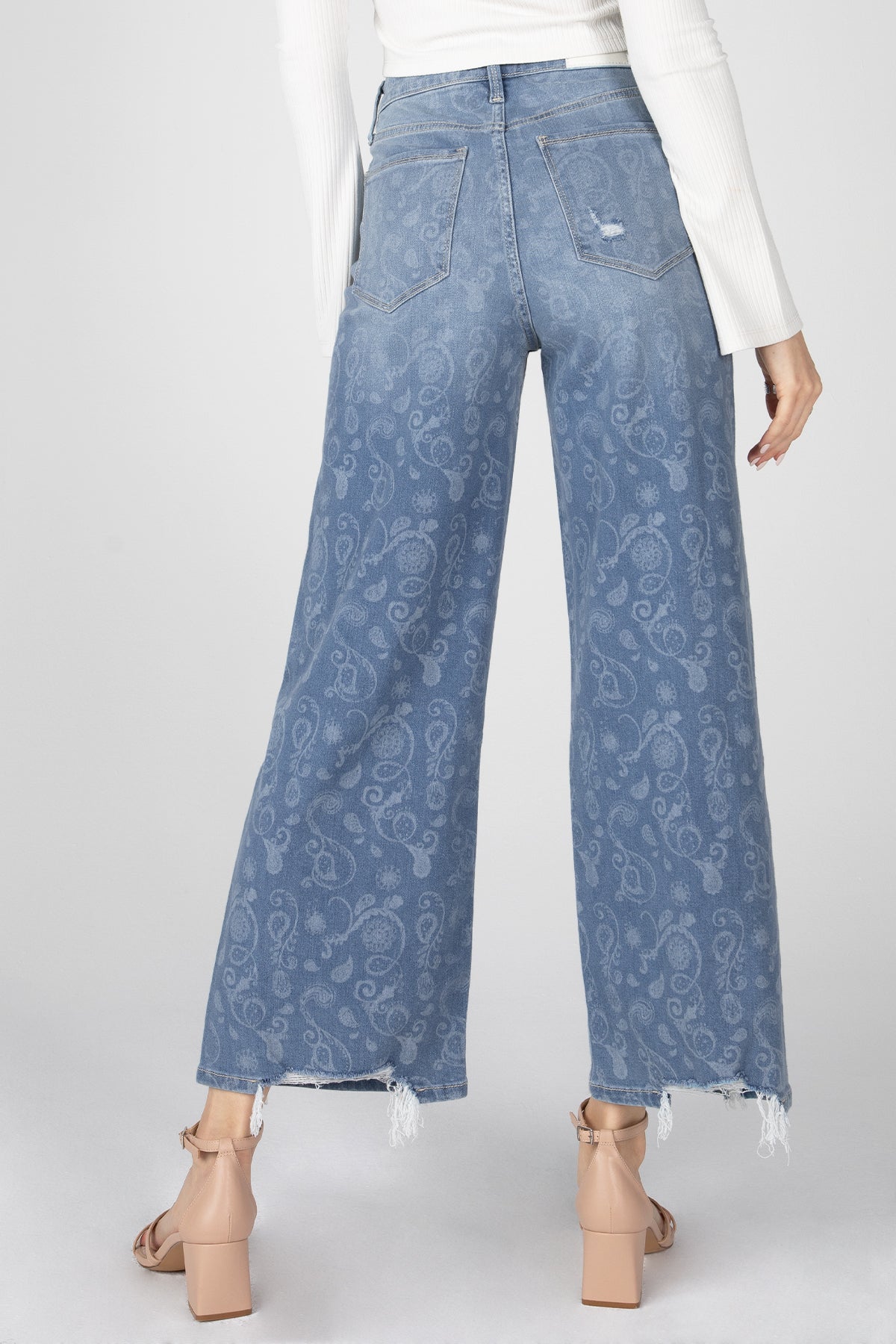 Sammantha Paisley High Rise Wide - Malibu