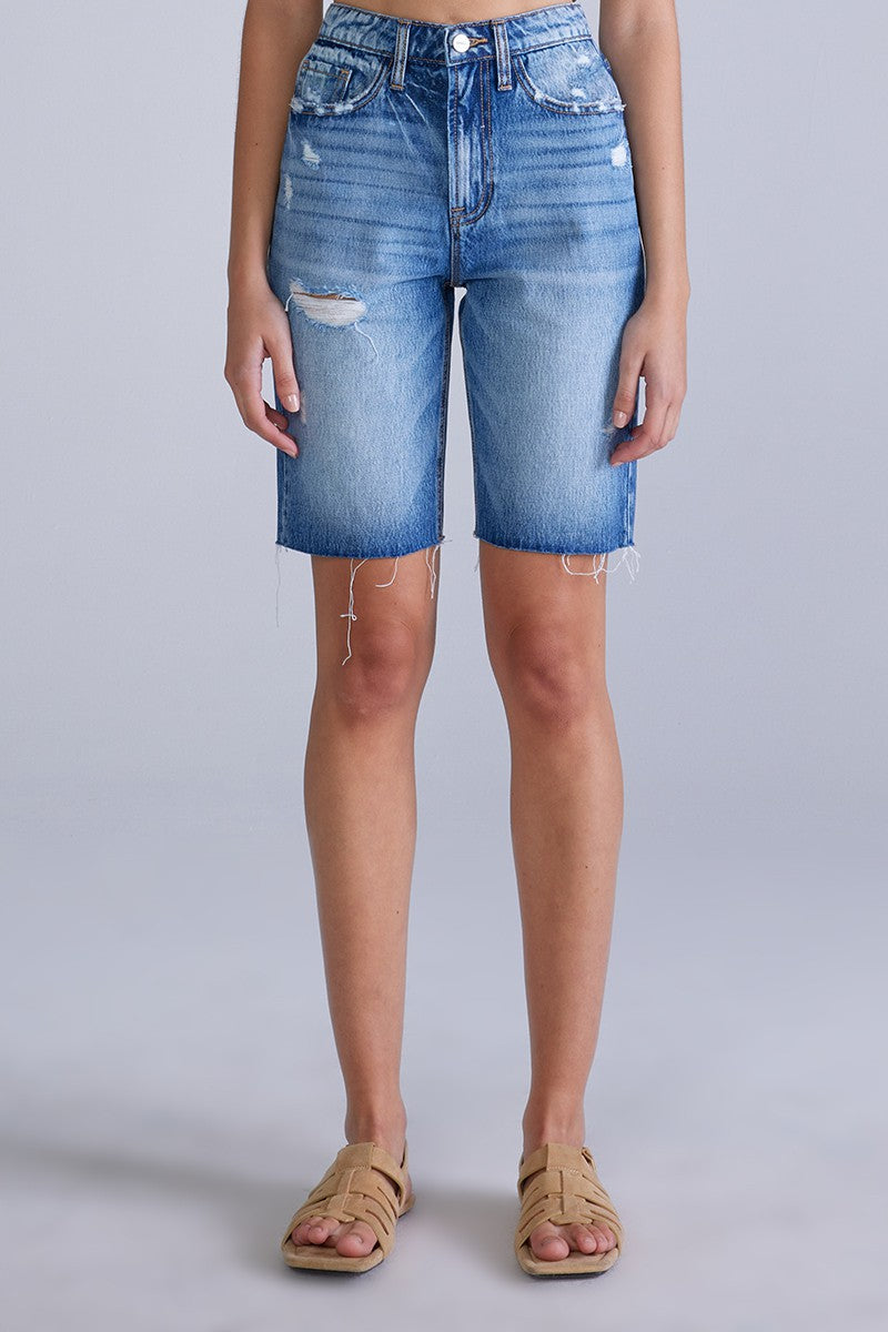 Allie High Rise Shorts - Malibu