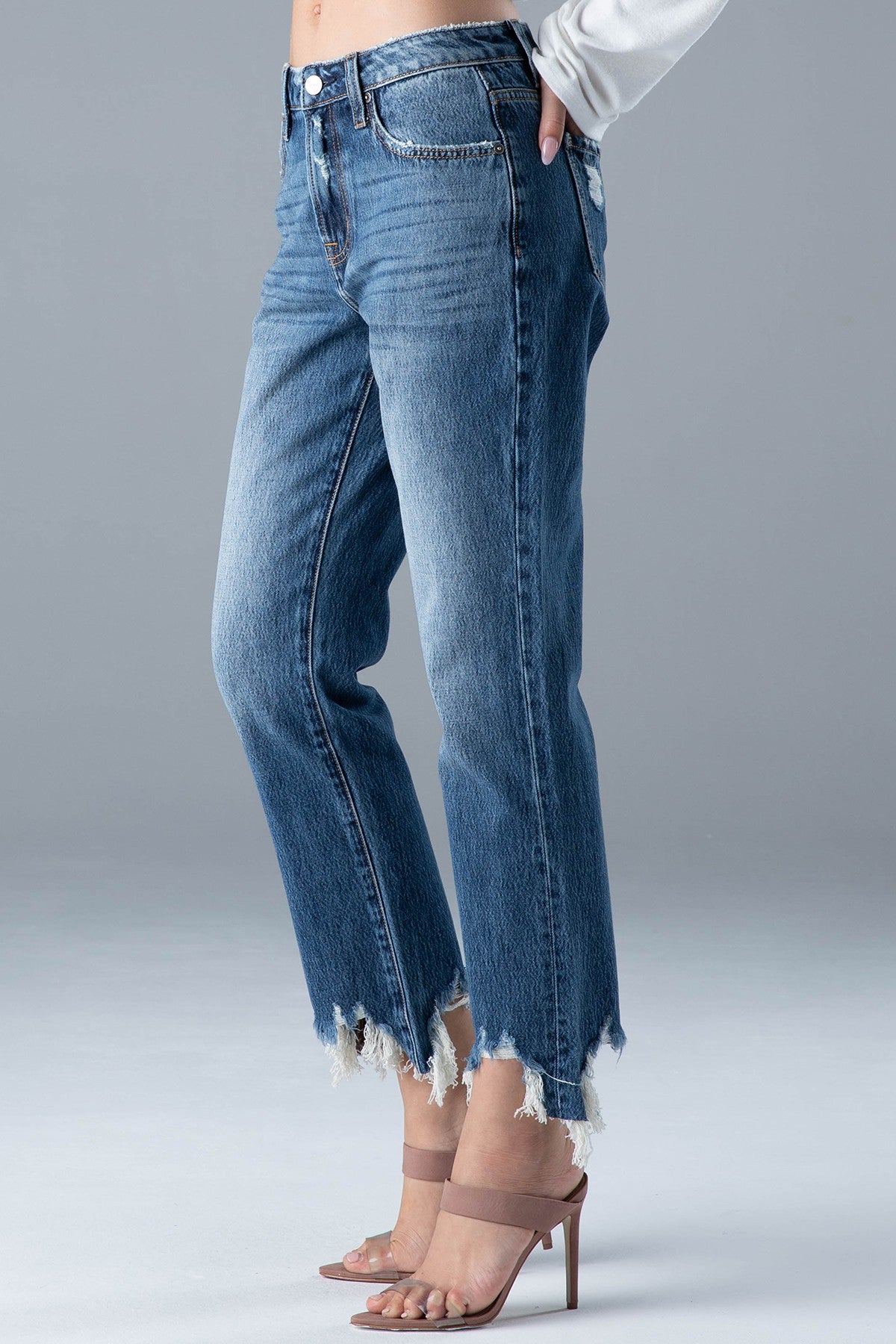 Chloe High Rise Straight - Malibu