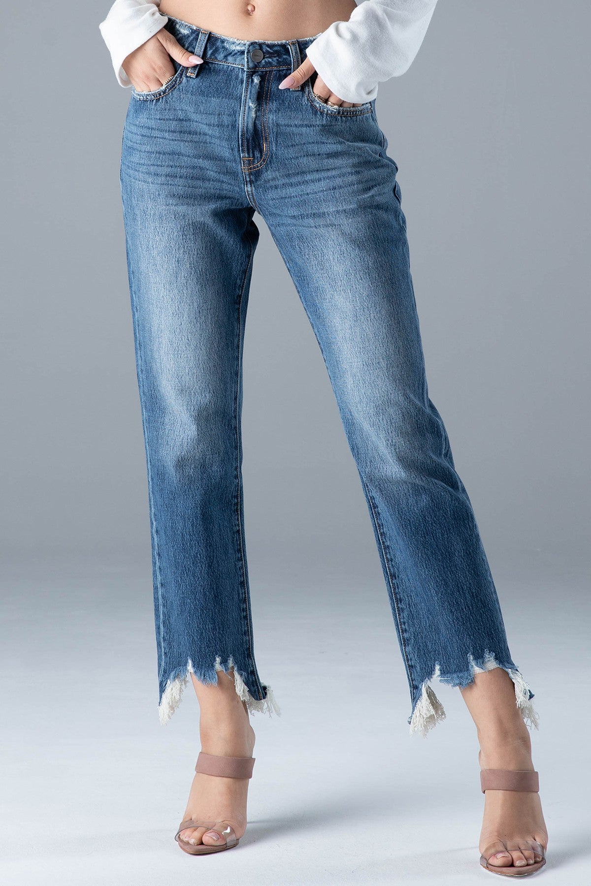 Chloe High Rise Straight - Malibu