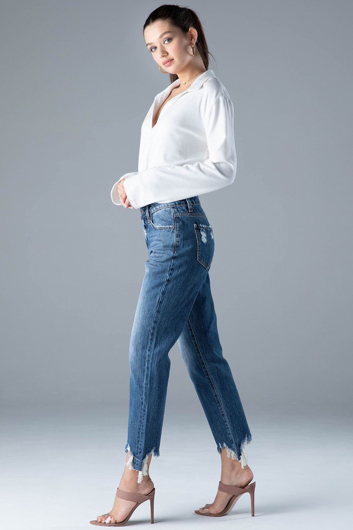 Chloe High Rise Straight - Malibu