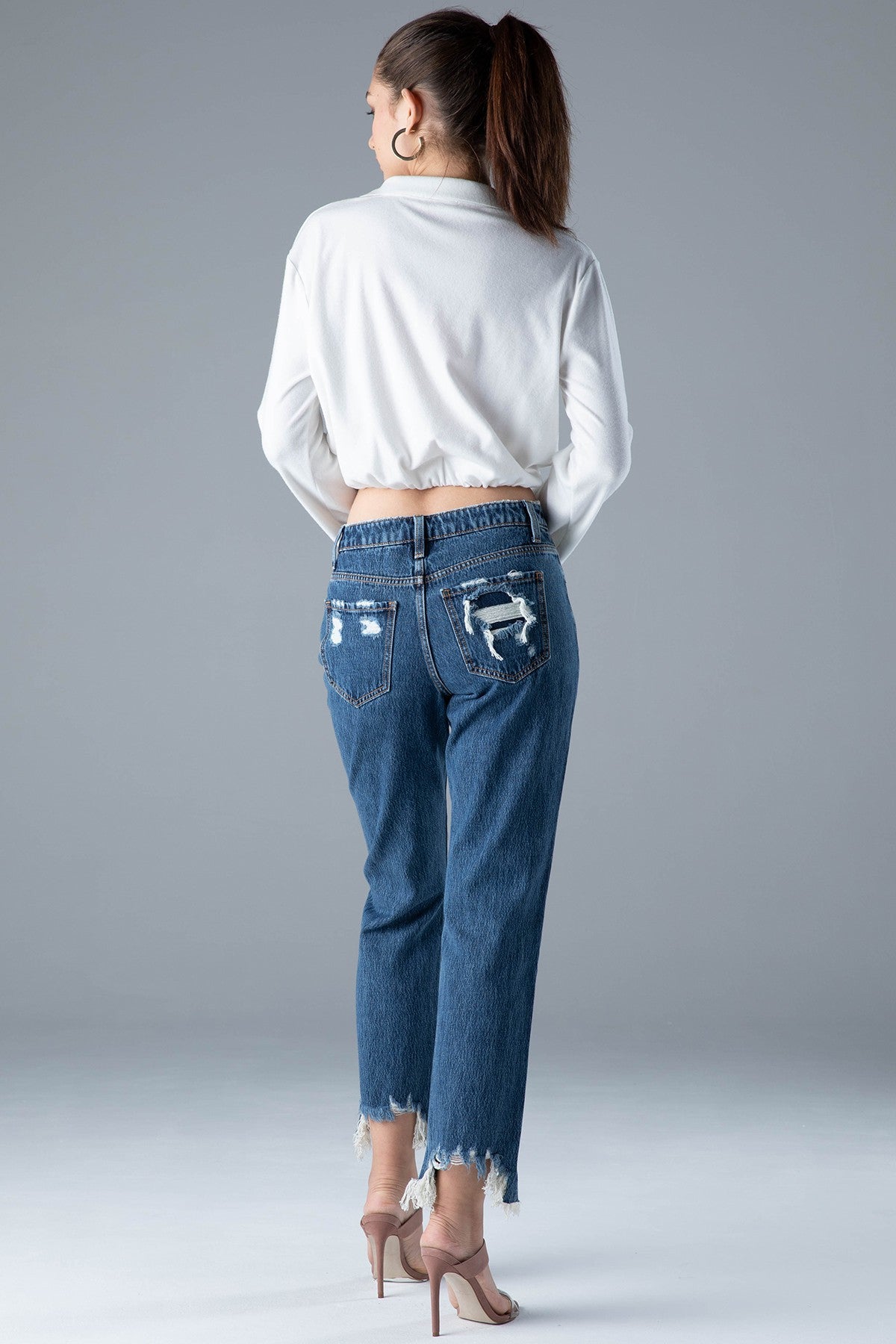 Chloe High Rise Straight - Malibu