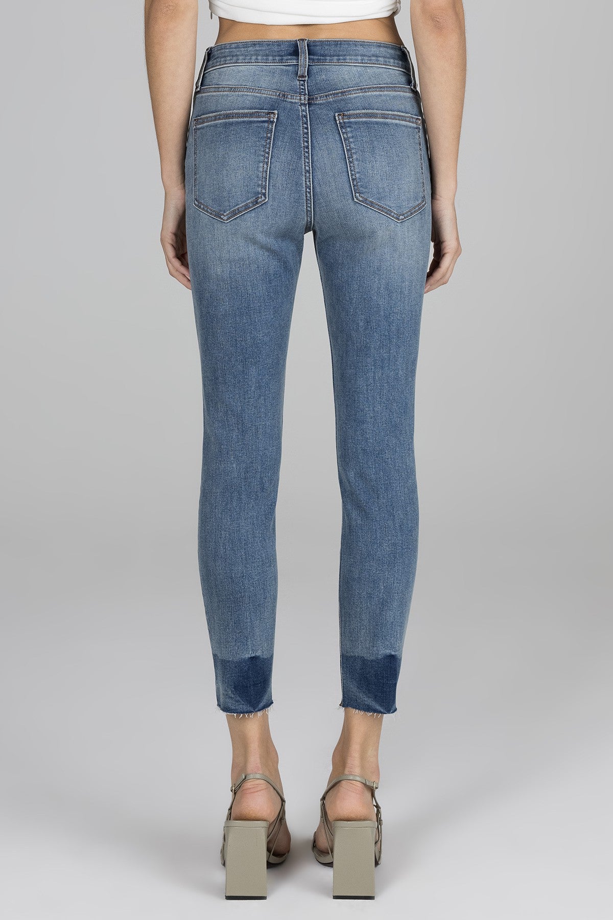 Amelia High Rise Skinny - Malibu - Cropped