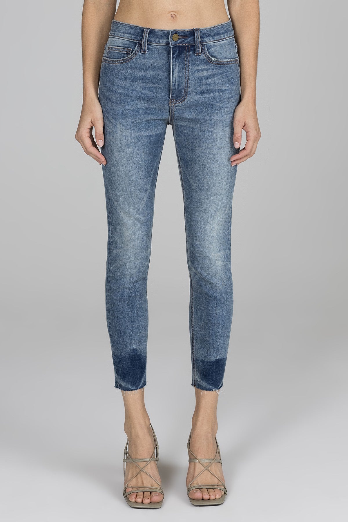 Amelia High Rise Skinny - Malibu - Cropped
